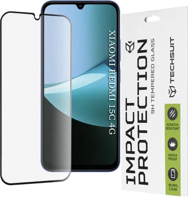 Produktbild von Techsuit Schutzglas für Xiaomi Redmi 15C 5G/4G Full Glue 111D