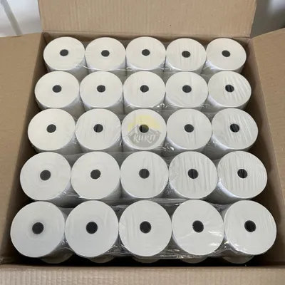 Produktbild von KURTT - 10 Stück Premium Thermo-Kassenrollen 80 x 80 x 12 mm - Kassenbonrollen - Pinrollen - Thermopapier - bpa frei - für Epos Quittungen oder Kredit