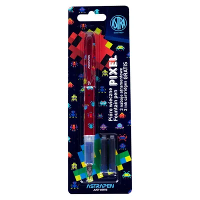 Obrázek produktu pro Plnic pero ASTRA Pixel se 3 nplnmi