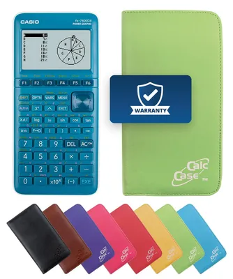 Produktbild von Casio FX-7400 G III Grafikrechner und Schutztasche grün