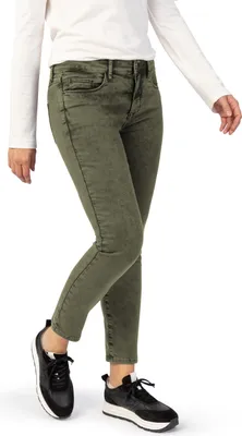 Produktbild von Stooker Women FLORENZ COLOUR AUTUMN Damen 5-Pocket-Jeans Slim Fit 38 (Länge 28) olive wash