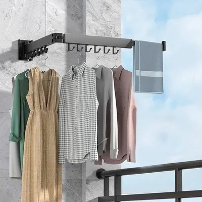 Obrázek produktu pro Famanu sušák na prádlo – univerzální, skládací a úsporný – 19,5 x 6,8 x 6,8 cm; nosnost 50 kg