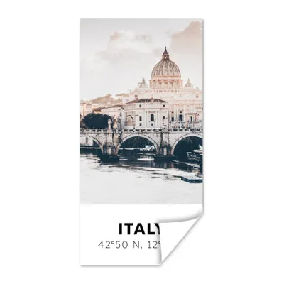 Produktbild von MuchoWow® Poster Italien - Brücke - Fluss 20x40 cm - Plakat - Foto