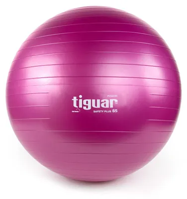 Zdjęcie produktu dla tiguar piłka body ball safety plus 65 cm - śliwka