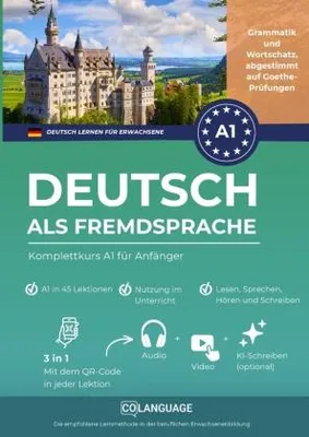 Zdjęcie produktu dla Deutsch als Fremdsprache lernen - Komplettkurs A1 für Anfänger