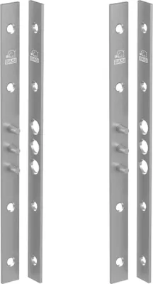 Produktbild von BASI - Bändersicherung - BS 280 - mit 3 Zapfen und Schrauben - 280x20 mm - verzinkt - 2er SET - 9552-0000