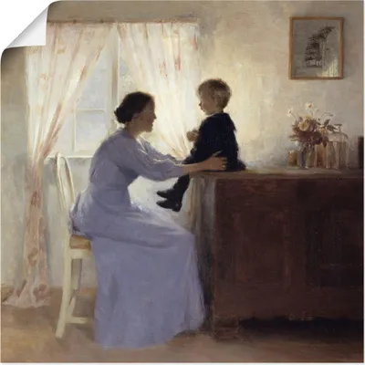 Produktbild von ARTland Poster Mutter und Kind. 1898 Größe: 50x50 cm