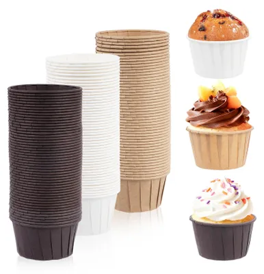 Papier-Muffinförmchen, 150 Stück, 3 Farben, Ø 6,6 cm