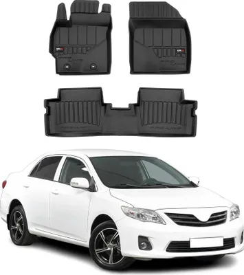 Immagine prodotto di 2006-2013 Toyota Corolla X Fußmatten TPE Schwarz 3 tlg
