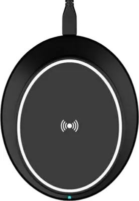 Produktbild von Xqisit 31442, Drinnen, USB, Kabelloses Aufladen, 1 m, Schwarz
