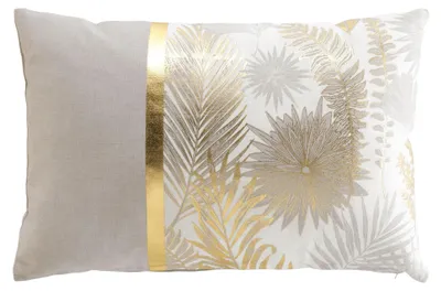 Productafbeelding van Langwerpige decoratieve kussens, met gouden accenten, 40 x 60 cm