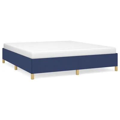 Produktbild von vidaXL Boxspringbettgestell Blau 180x200 cm Stoff