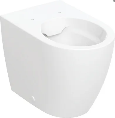 Zdjęcie produktu dla GE iCon Stand-WC Tiefspüler, wandbündig geschl. Form, Rimfree, weiß