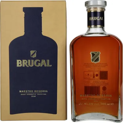 Produktbild von Brugal Maestro Reserva Rum 41,2% Vol. 0,7l in Geschenkbox