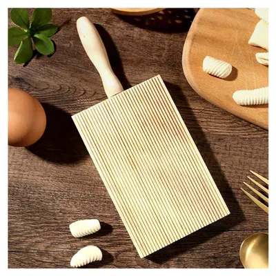 Produktbild von Garganelli Nudelholz mit Griff für die Teigbearbeitung in der Küche