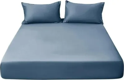 Produktbild von Spannbettlaken Queen-Size, einfarbig, weicher Matratzenbezug mit 28 cm tiefem Taschenbereich