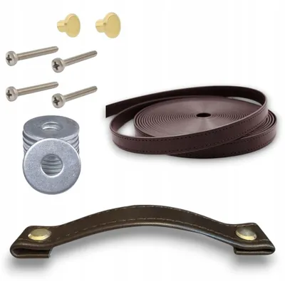 Produktbild von JAWORSKI Leder Griff Premium  96mm Dunkelbraun