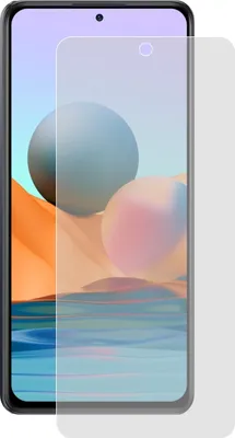 Produktbild von 3x Schutzfolie für Xiaomi Redmi Note 10 5G kristallklare Displayschutzfolie Antibakteriell