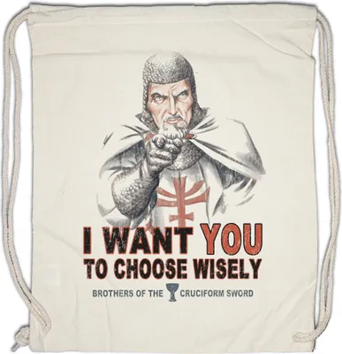 Produktbild von Urban Backwoods Choose Wisely, Turnbeutel, Farbe: Beige