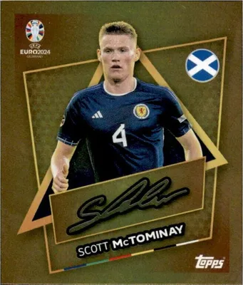 Obrázek produktu pro SCO SP - Scott McTominay - Hvězdný hráč - Zlatý podpis - 2024