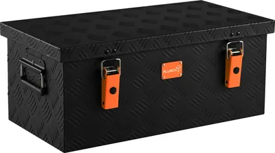 Produktbild von ALUBOX Riffelblech 1.5mm Stärke 45 Liter Schwarz