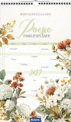 Image de Agenda familial, poésie, 2027