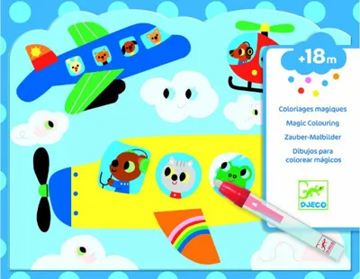 Immagine prodotto di DJECO Magic disegni da colorare - Nascosto nel cielo