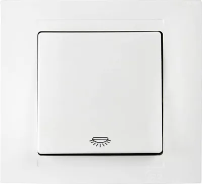 Produktbild von Gunsan Moderna Taster Licht Unterputz Weiss