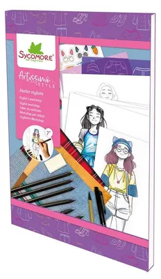 Produktbild von Sycomore Kreatives Bastelbuch Mode-College für Kinder ab 7 Jahren