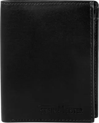 Produktbild von Steinmeister Herrengeldbörse aus Echtleder, Hochformat