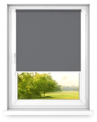Obrázek produktu pro Time4blinds - Zatemňovací roleta bez vrtání, 1300x1200mm, Světlý antracit - vlevo