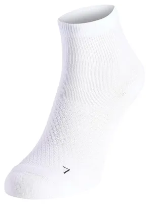 Productafbeelding van Odlo Unisex hardloopsokken, model Essential Quarter, in driekwart lengte