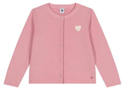 Immagine prodotto di Cardigan da bambina Petit Bateau, modello A0d6e, rosa, taglia 4 anni