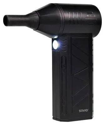 Zdjęcie produktu dla Savio MD-01, Dmuchawa ręczna, 140 km/h, 36 km/h, 140 km/h, Dmuchanie, Czarny