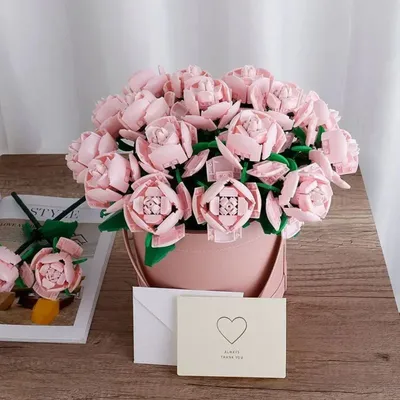 COIL Blumenstrauß-Baukasten – 550 Botanische Bausteine Für Kreative Sträuße & Deko (Modell 9114)