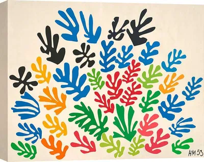 Image de Impression d'art sur toile, Henri Matisse - La gerbe, 1953 - 70x50 cm