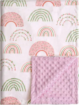 Produktbild von Babydecke dicke dreilagig 75 x 100 cm, superweich, für Kinderzimmer