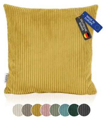 Obrázek produktu pro Pohovka s potahem z módního cordurového materiálu (50x50 cm), barva hořčice