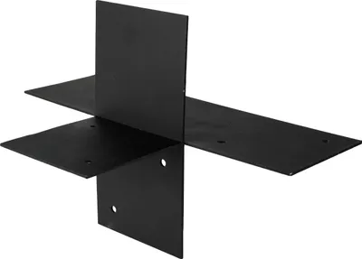 Produktbild von Pergola Eckverbindung Schwarz Beschichtet für 15 x 15 cm Balken - Pro Stück
