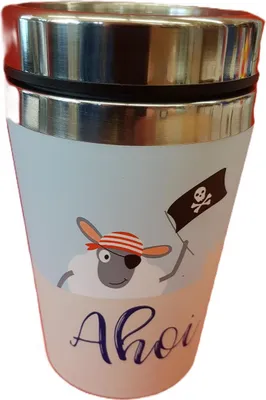 Produktbild von Thermobecher m. Deckel "Ahoi Schaf"