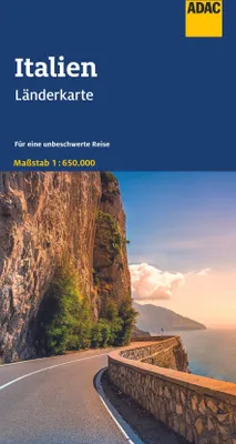 Produktbild von ADAC Länderkarte Italien 1:650.000