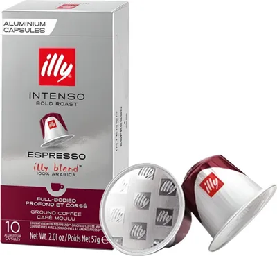 Produktbild von Illy Espresso Intenso Nes Kaffee 10 Stück.