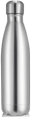 Produktbild von Trinkflasche Edelstahl 750ml, doppelwandig vakuumisoliert, auslaufsicher, BPA-frei, Silber