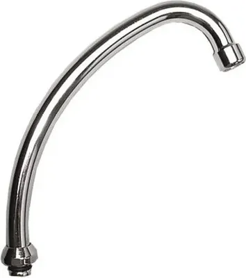 Obrázek produktu pro U-výtok pro nástěnné baterie chrom - 3/4" připojení 200 mm VYSOKÝ