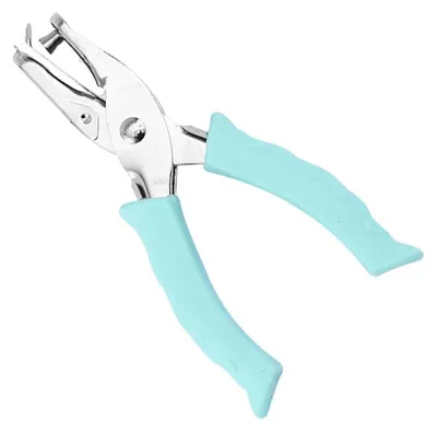 Produktbild von Einzellochstanze 6mm Metall Kreis mit Soft-Handle für Papier & Anhänger