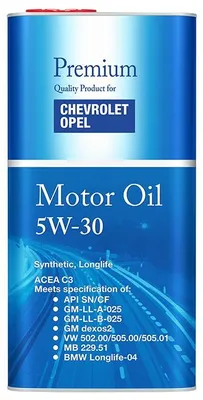 Produktbild von FANFARO O.E.M. Chevrolet Opel für 5W-30 5 Liter Motoröl Motorenöl 502 00 505 01 Longlife-04 DEXOS 2 229.51 LL-B-025 Öl