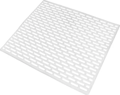 Produktbild von Orion | Spülbeckenmatte - Weiß - 33x28 Cm - Schutzmatte - aus Gummi - Perforierte Oberfläche
