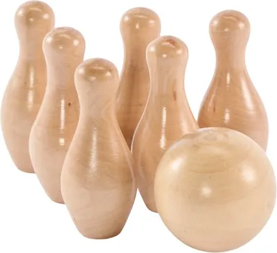 Immagine prodotto di MidOcean - Set da bowling "Bolito", pino, Mini MO539 (taglia unica) (legno)