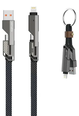 Obrázok produktu pre 4smarts 541456, 1,5 m, USB A/USB C, USB C/Lightning, Grafit