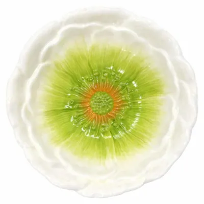 Produktbild von Grüner Dessertteller „Capri“, 20,5 × 20,5 × 2,5 cm – 6er-Set
